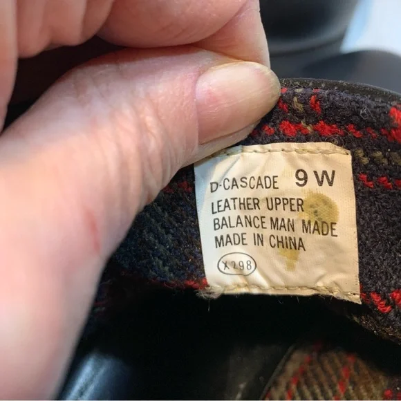 DanexX Women Vintage Black Leather Lace up Ankle Boots Comfy Durable size 9W - Picture 7 of 9